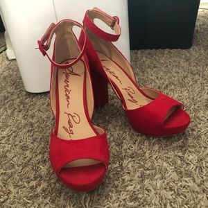 Red High Heels 4.5 inch